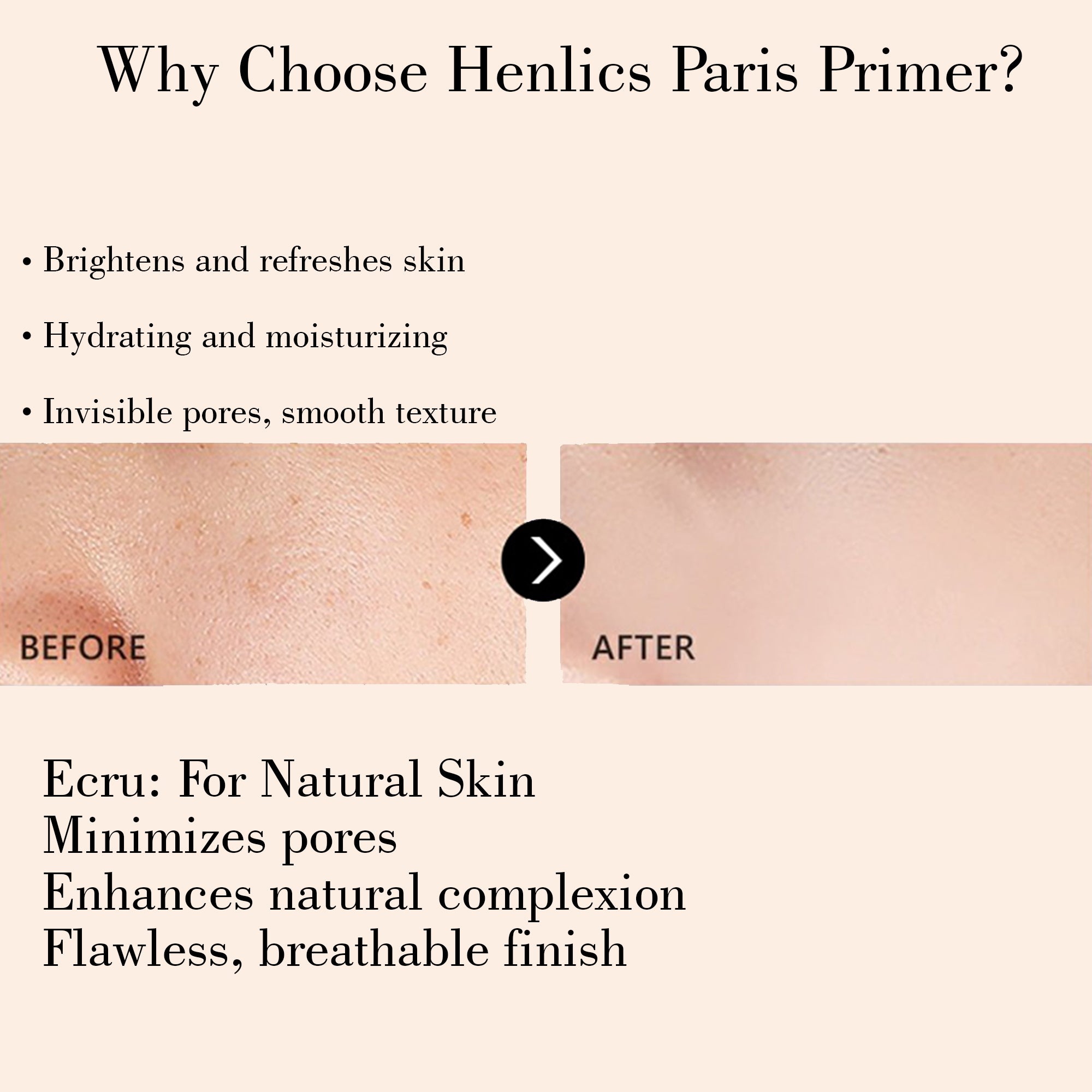 Henlics Face Primer Tone-Up Moisturizing Cream