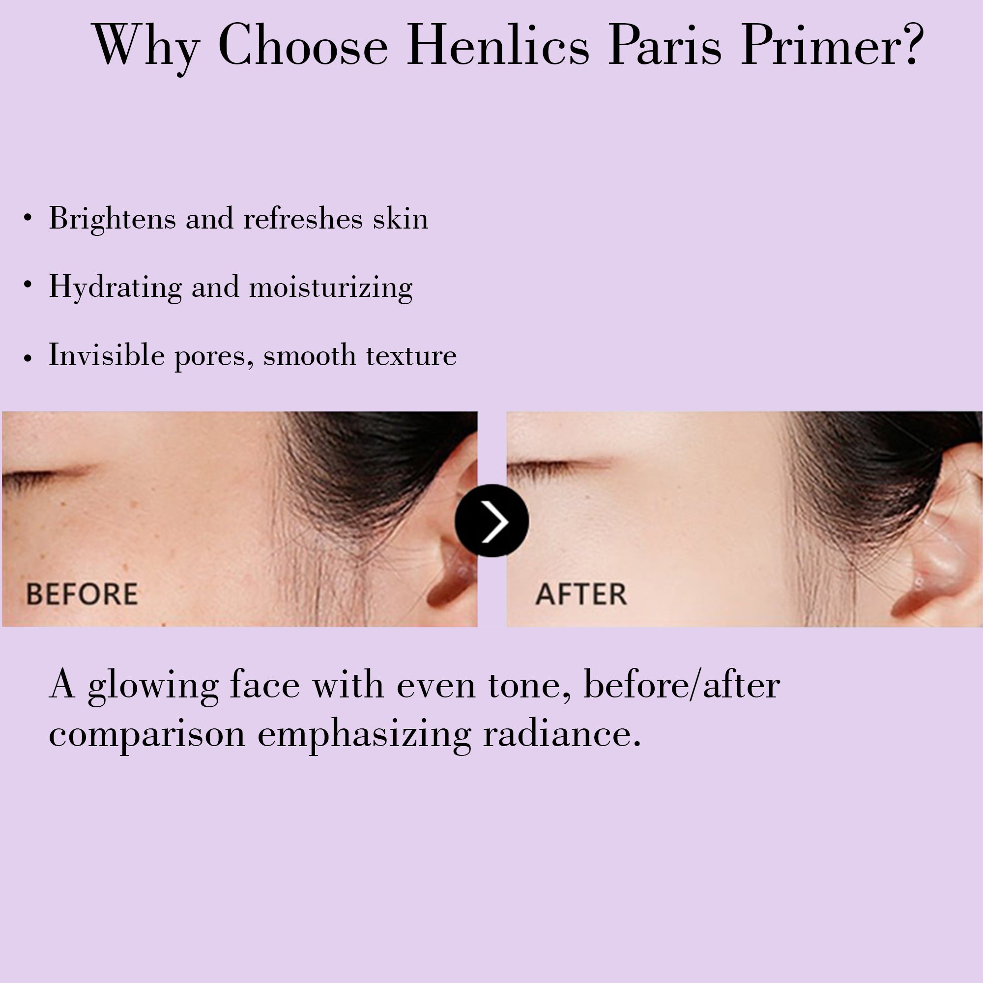 Henlics Face Primer Tone-Up Moisturizing Cream