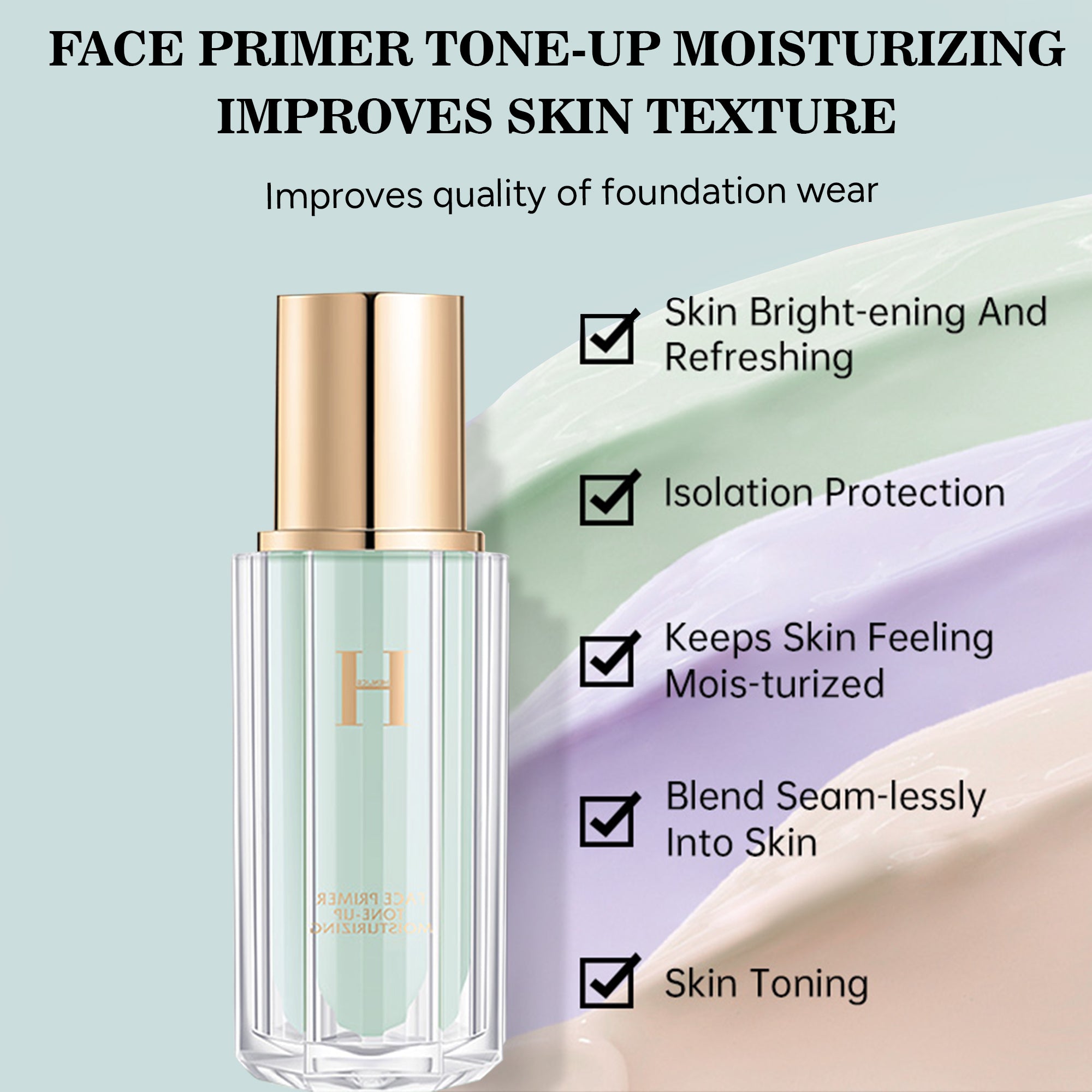 Henlics Face Primer Tone-Up Moisturizing Cream